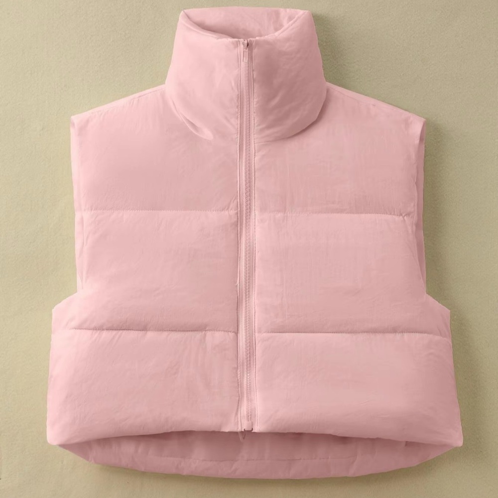 Women's Pink Puffer Vest